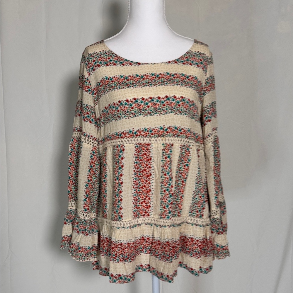 Entro Multicolor Patterned Blouse - image 1